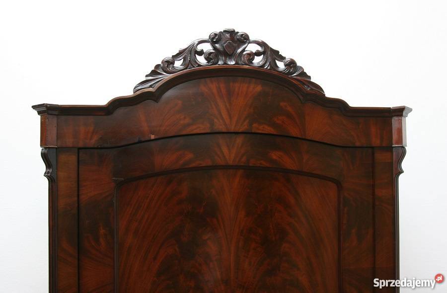 PIĘKNA ORYGINALNA SZAFA ZIMLER MAHOŃ ANTYKI