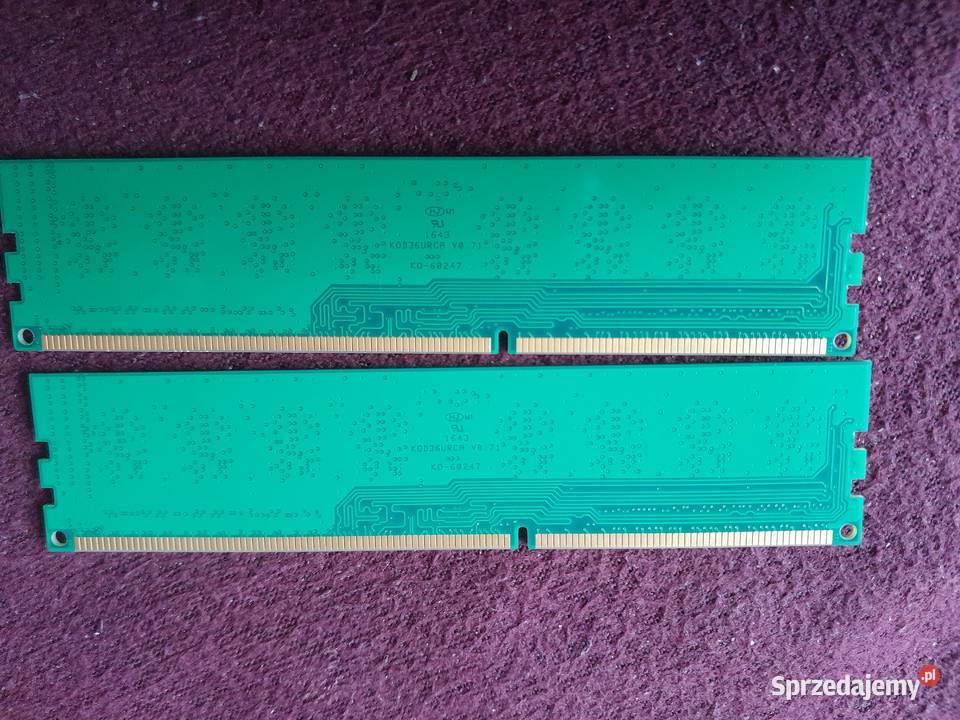 Pamięć DDR3 4GBx2 PC31280 DIMM Wieliczka sprzedam
