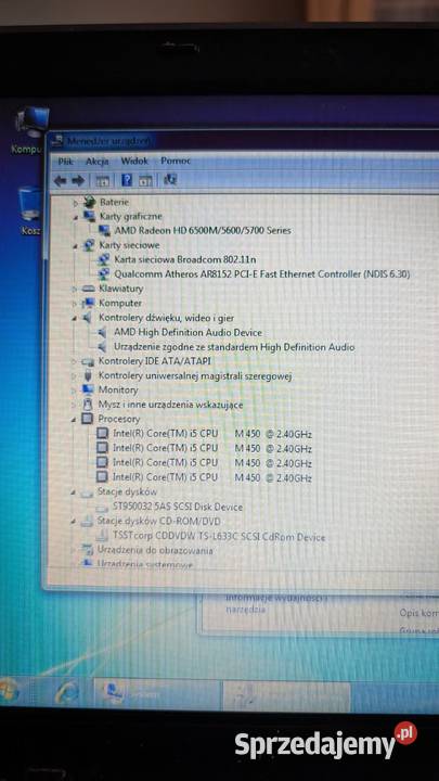 Laptop Toshiba L650 6gb ram Nowy Sącz