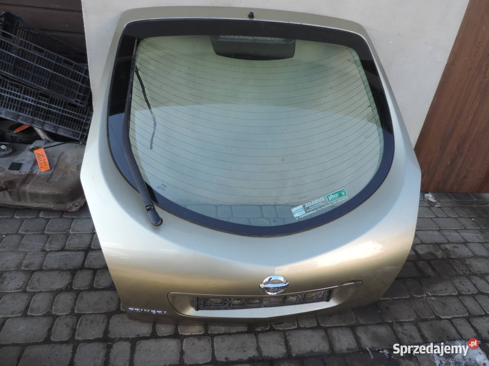 TYLNA KLAPA BAGAŻNIKA NISSAN PRIMERA P12 HB EY2Z Nowy Sącz