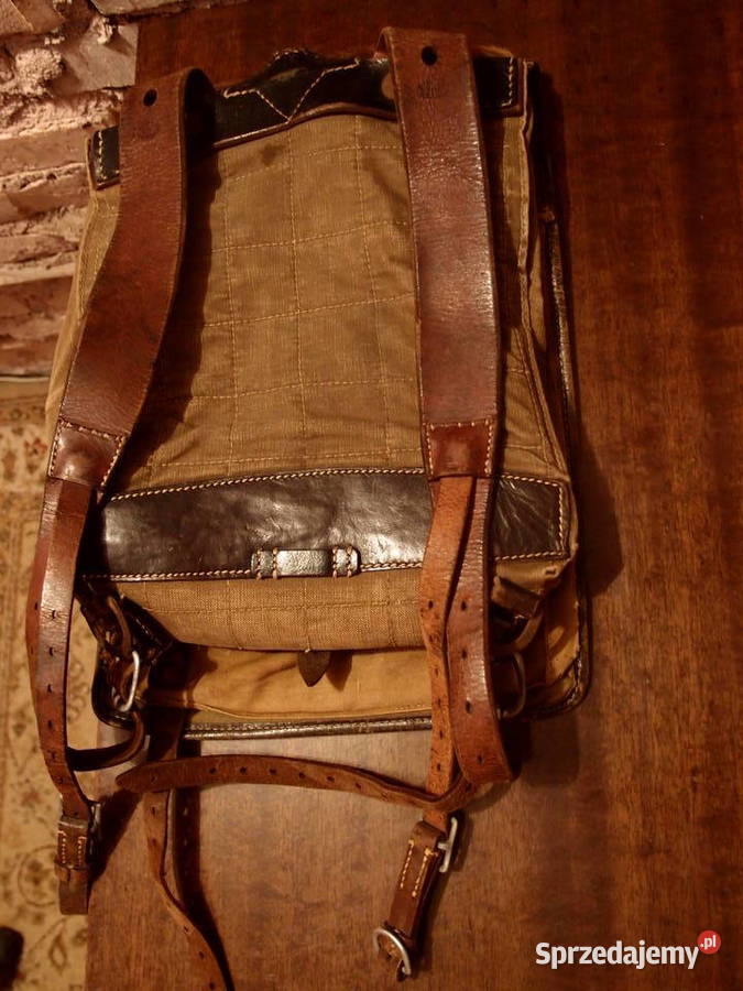 Oryginalny Niemiecki Plecak Marszowy z 1939 roku Antyki Łódź