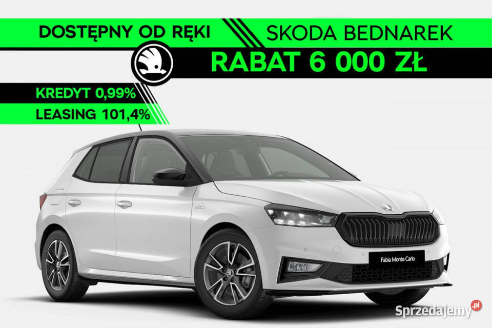 koda Fabia Monte Carlo 10 TSI 115 DSG Dostępny system Start-Stop Fabia