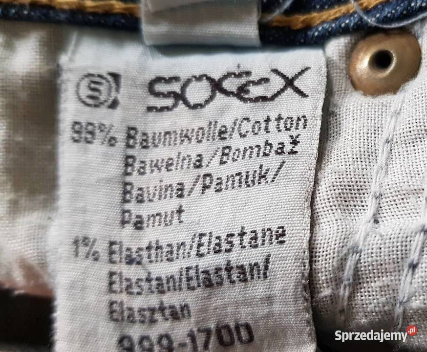 Denim soccx spodnie dżinsy vintage suwaki zamki Inny wzór Kielce