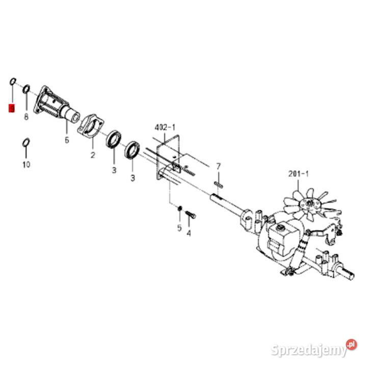 Pierścień segera Iseki SXG TG 172521800600 Tajęcina