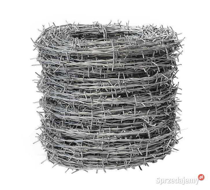 Drut kolczasty 25 mm ocynkowany rolka 4590180 mb Szczecin