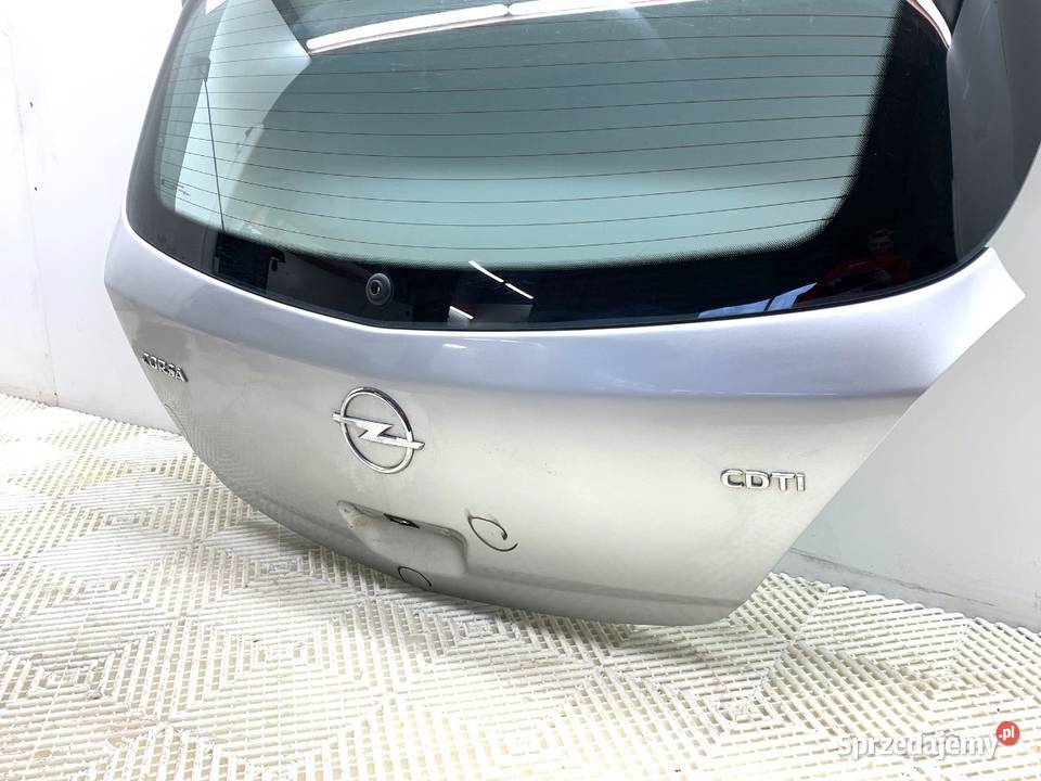 KLAPA TYŁ OPEL CORSA D Hatchback 0614 SREBRNY osobowe sprzedam