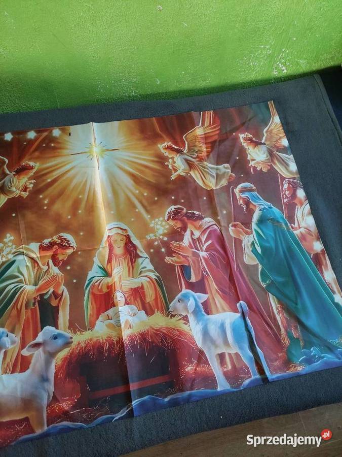 Baner ścienny z motywem świątecznym Piotrków Trybunalski