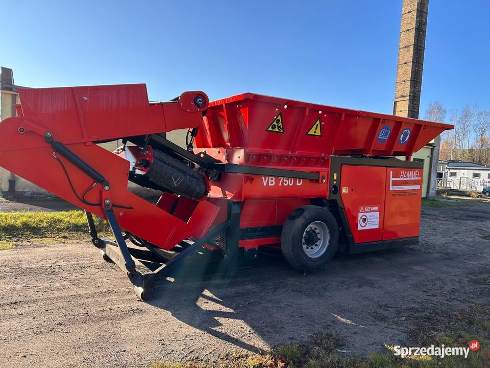 Hammel VB 750 Rozdrabniacz niszczarka rębak pomorskie Mirachowo