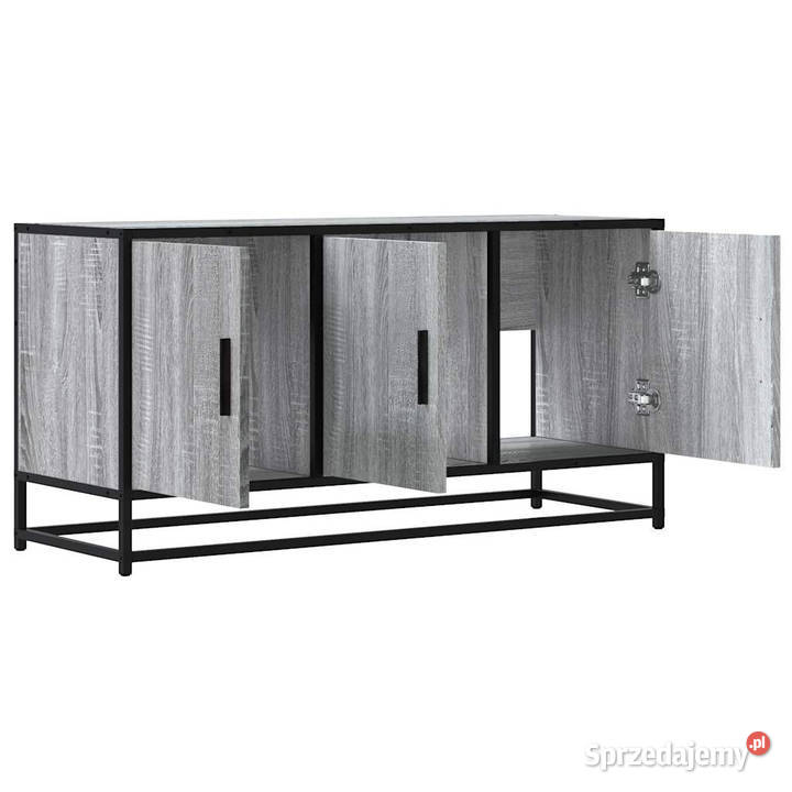 Szafka pod telewizor szary dąb sonoma 100x35x50 RTV Warszawa