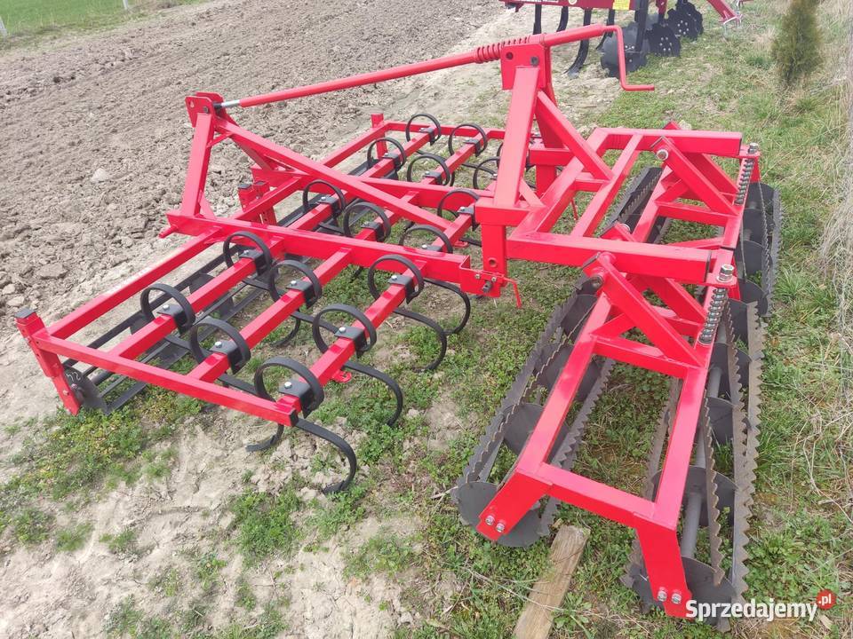 Agregat uprawowy na docisku 24m z wałkiem lubelskie Barchaczów