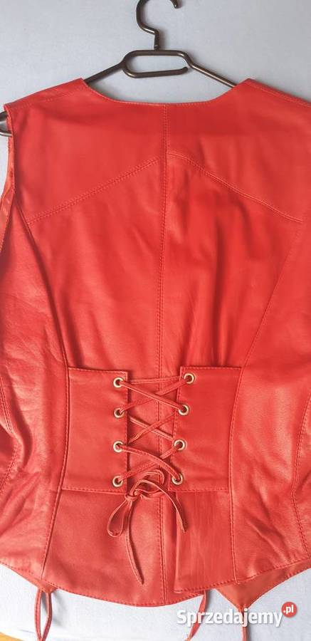 Kamizelka skórzana wiązana XXL Nowa Rydułtowy
