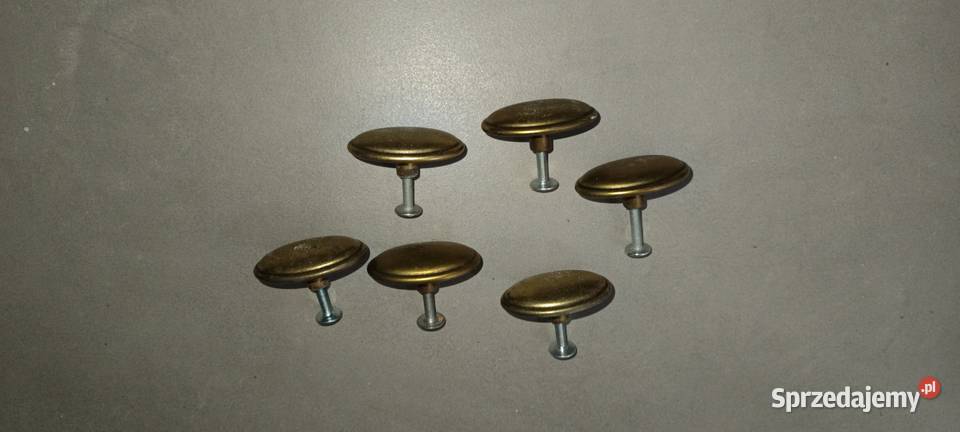 Gałka meblowa stare złoto Retro Koronowo