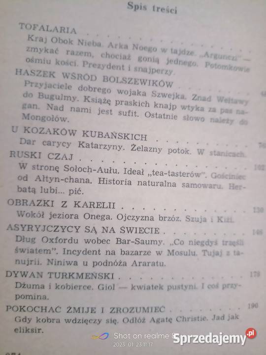 Tofalaria i inne kraje Suchar pierwsze wydanie Warszawa