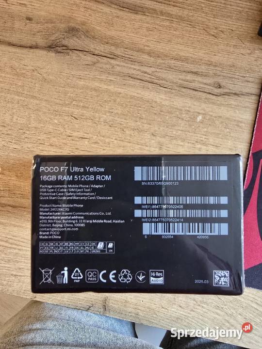 Nowy Xiaomi poco F7 ultra Nieotwarte pudełko 2 Xiaomi Opole