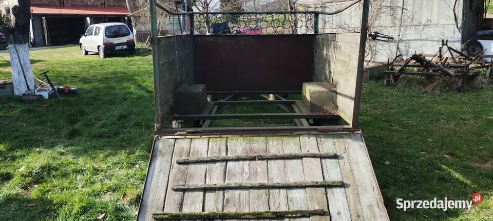 Przyczepa jednoosiowa dwukołówka Dzierżoniów