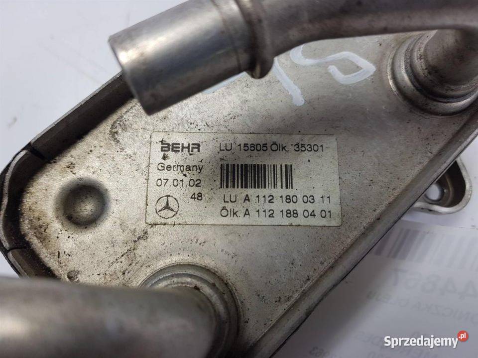 CHŁODNICZKA OLEJU A1121800311 MERCEDES SL R230 Motoryzacja kujawsko-pomorskie
