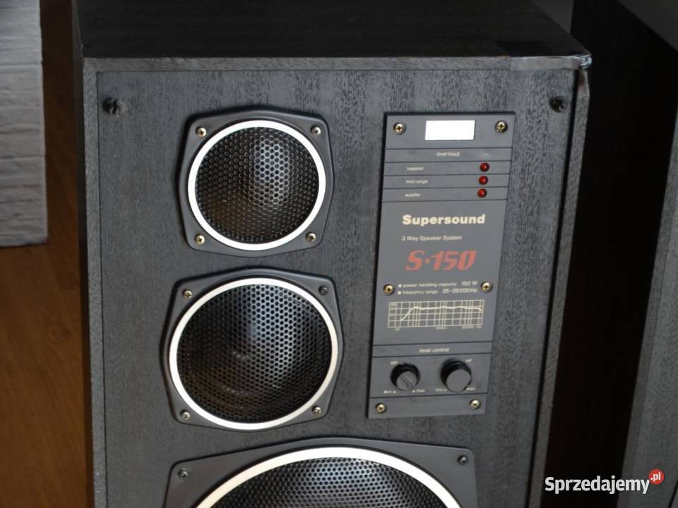 Audiofilskie kol Supersound S150 HiFi Vintage Słuchawki i głośniki Jasło sprzedam