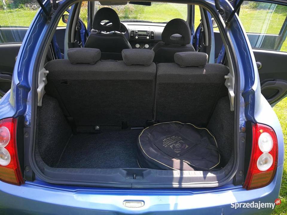 Nissan Mikra k12 Automat z LPG niebieski automatyczna Tuszyn