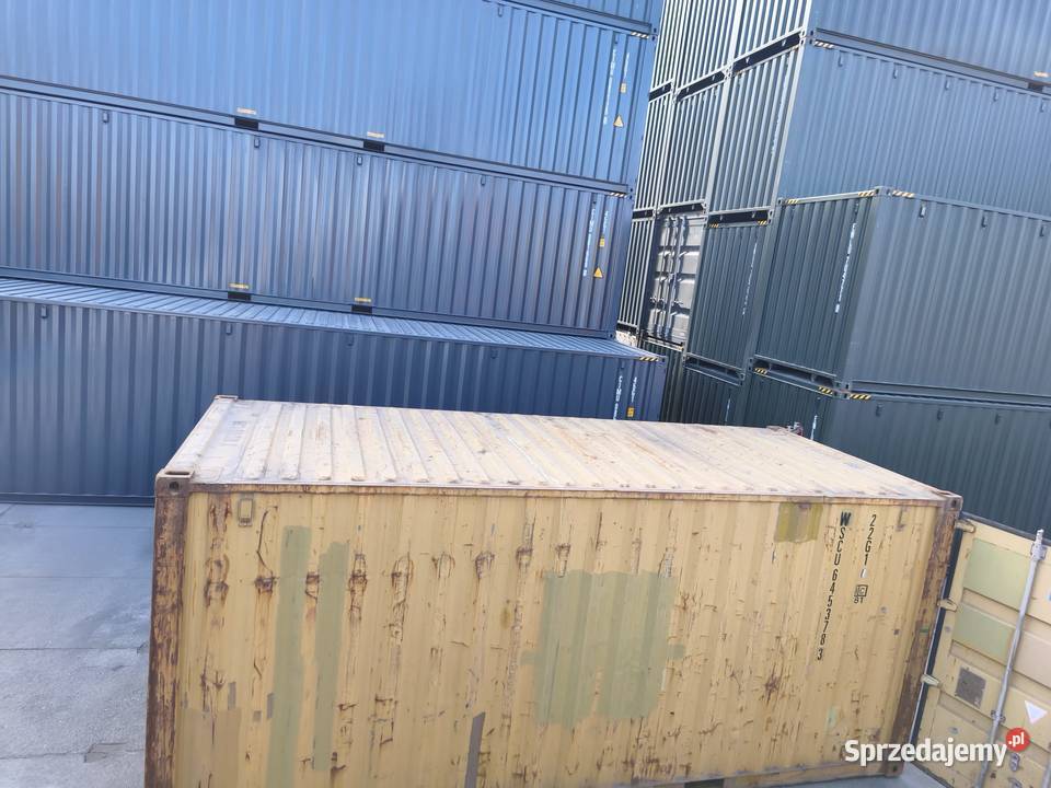 Kontener magazynowy transportowy morski 20 DV 6 Łódź