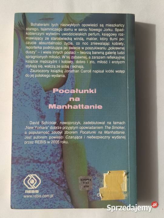 POCAŁUNKI NA MANHATTANIE David Schickler Hajnówka