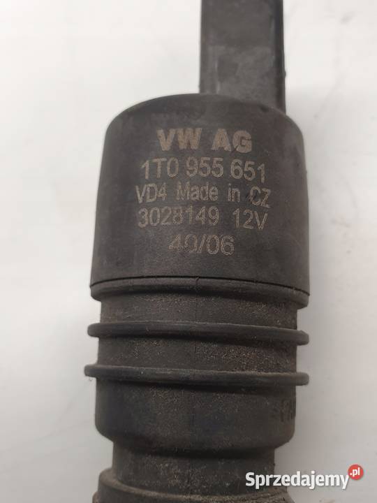 POMPKA SPRYSKIWACZY VW AUDI SEAT SKODA 1T0955651 śląskie Przystajń sprzedam