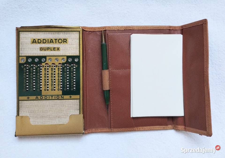 Stary Kalkulator Mechaniczny,, Addiator ''.
