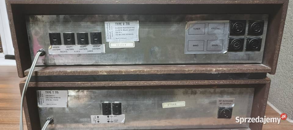 Uniwersum V716 T715 Wzmacniacze i pokrewne łódzkie Krężna-Kolonia