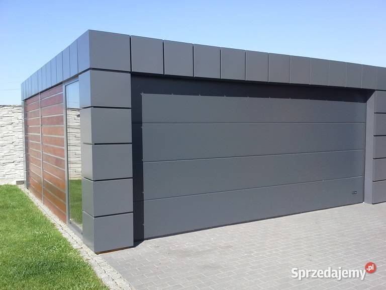 Nowoczesna brama garażowa Antracyt Gorzów Wielkopolski