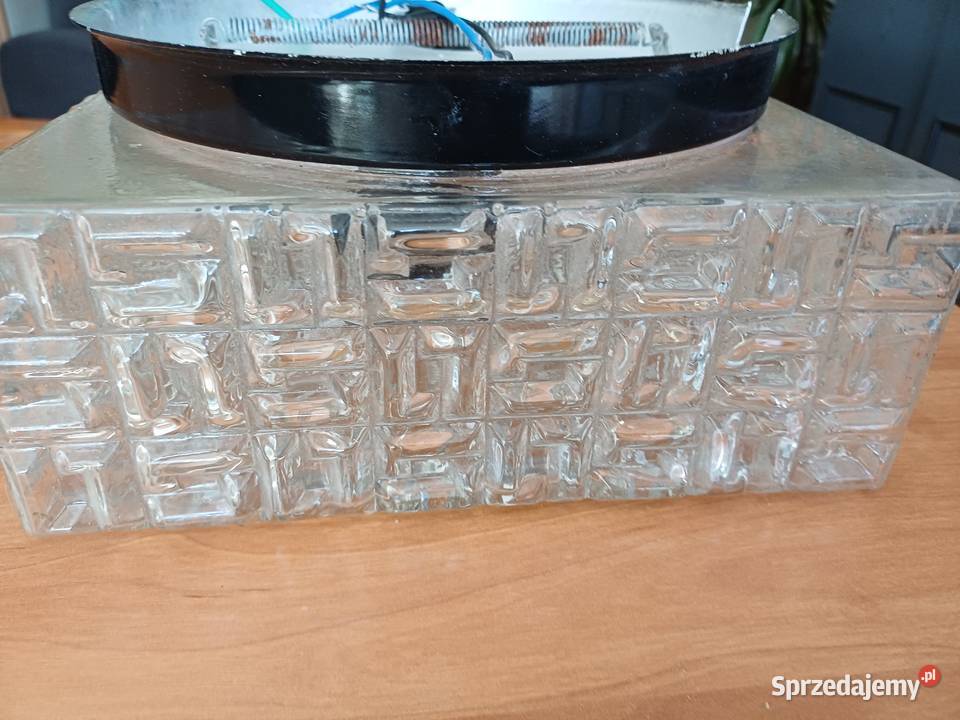 Retro plafon z 1967 roku firmy Kamenick dolnośląskie Lubań