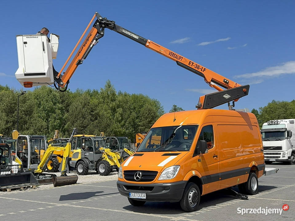 Mercedes Sprinter Zwyżka Podnośnik Koszowy diesel Samochody ciężarowe Widełki sprzedam