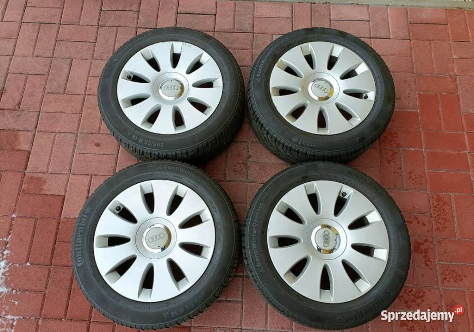 Felgi z oponami Audi 16 aluminiowe małopolskie Michalczowa sprzedam