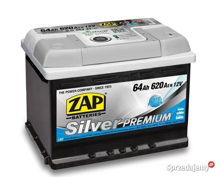 Akumulator Zap Silver Premium 64Ah 620A