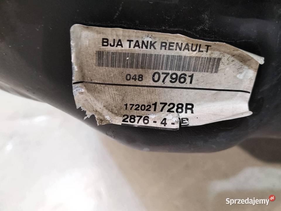 ZBIORNIK PALIWA BAK 13 TCE 172021728R 172037630R świętokrzyskie