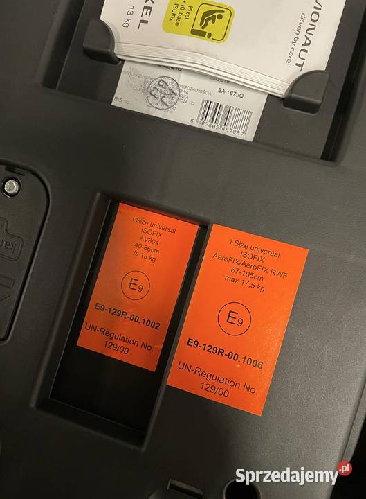 Baza i fotelik Avionaut AeroFIX 175 0 - 18 kg Warszawa