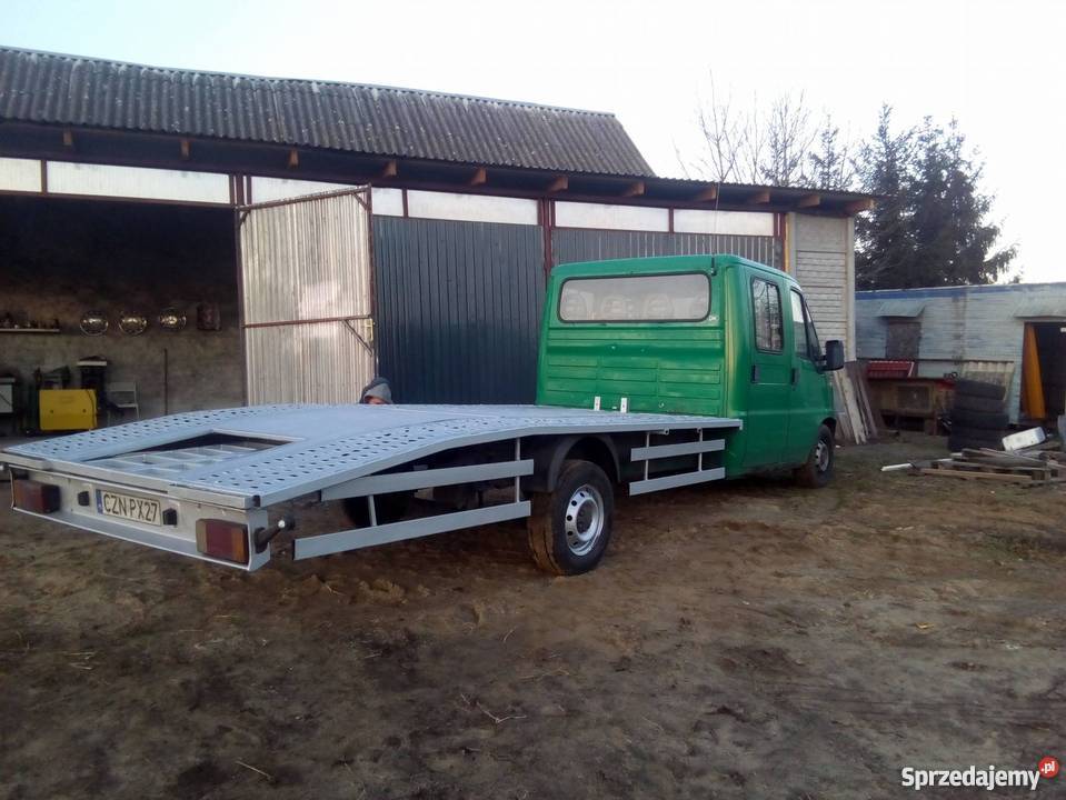 Fiat DUCATO autolaweta najazd auto laweta 25 Tdi Napęd przednia oś Słupca sprzedam