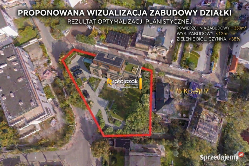 sprzedaży działki 1103m2 Gdynia