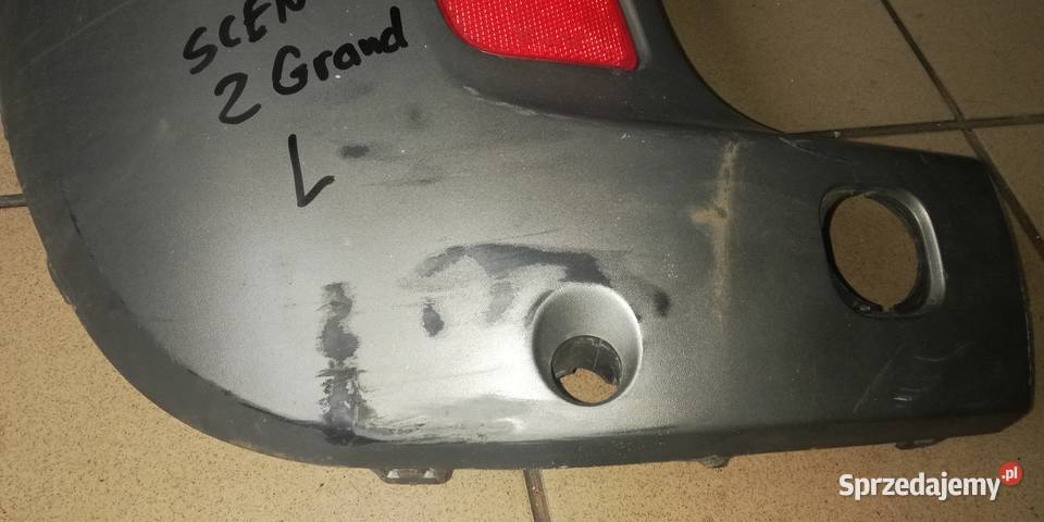 narożnik zderzaka tył lewy Renault Scenic 2 i Piotrków Trybunalski sprzedam