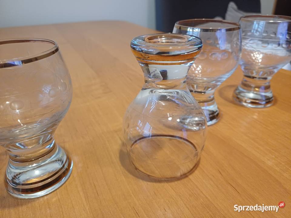 4 szklanki do wina Bohemia Cristal Porcelana i szkło dolnośląskie Lubań