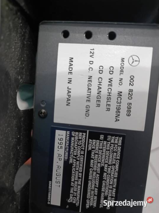 Mercedes W140 zmieniarka wysyłka AKTUALNE mazowieckie Warszawa