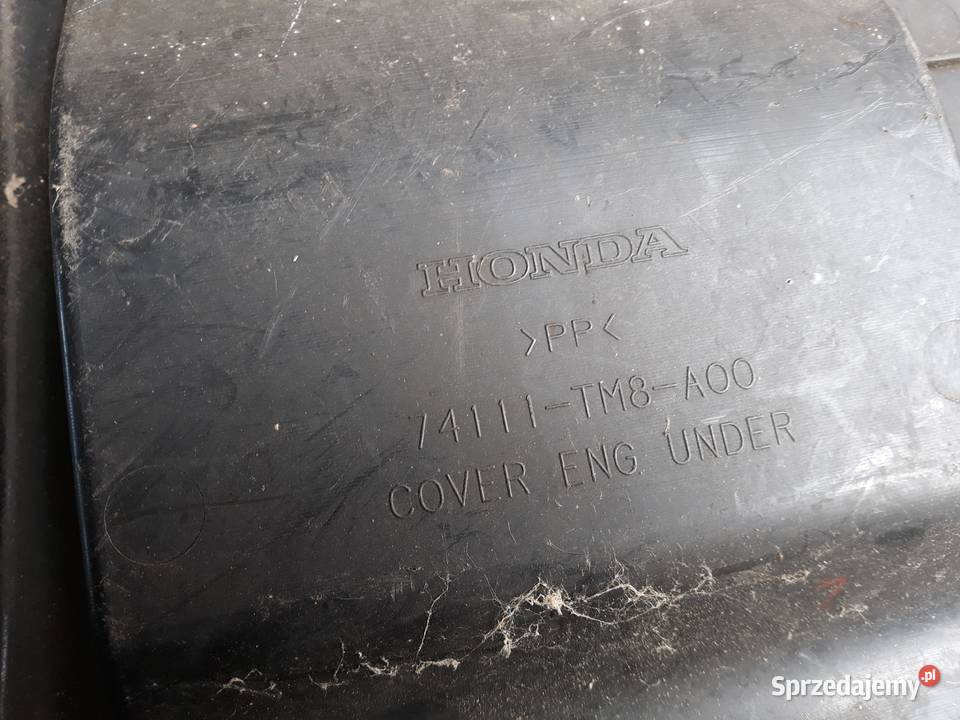 HONDA CRZ PŁYTA OSŁONA POD SILNIK 74111TM8A00 osobowe