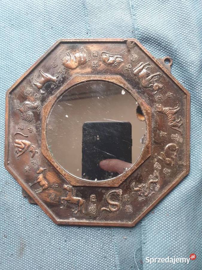 Lustro Bagua Pakua Feng Shui chińskie Porcelana i szkło Warszawa