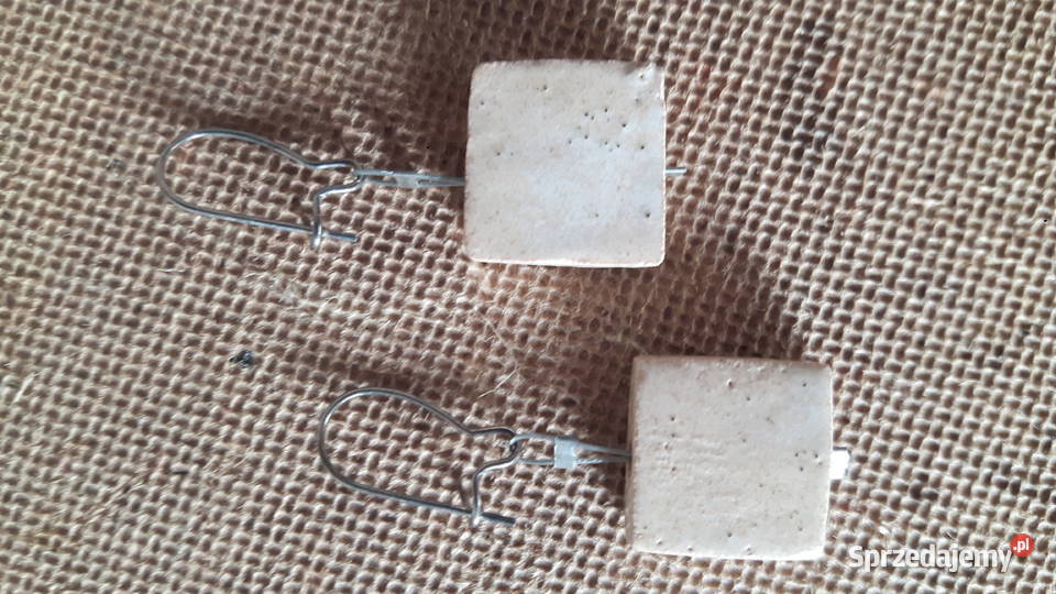 Kolczyki ceramiczne ręcznie wykonane Otwock