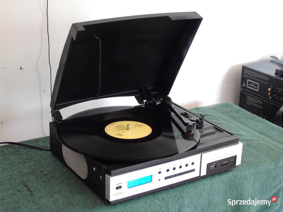 Gramofon igła radio USB mp3 REC AUX wzmacniacz sprzedam