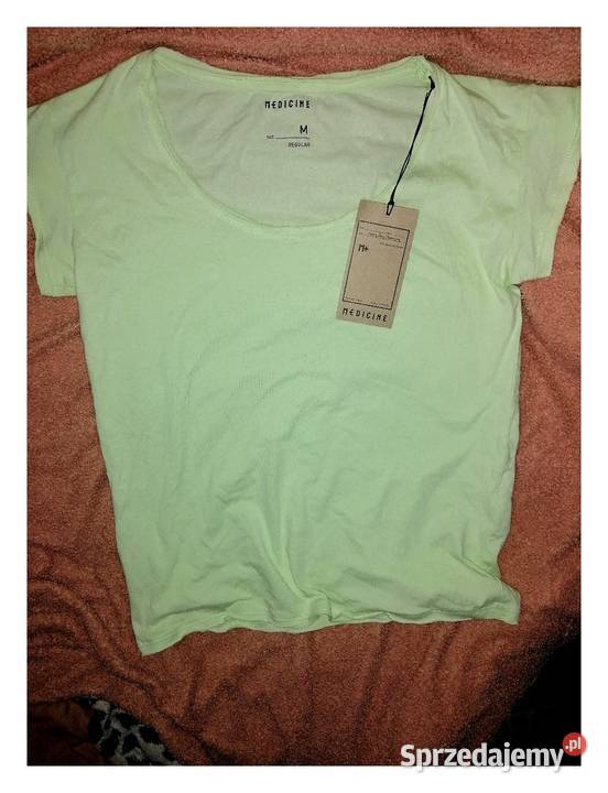 MEDiCiNE NOWA bluzka koszulka tshirt Z surowymi Leszno