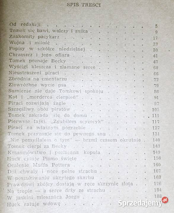 Przygody Tomka Sawyera Mark Twain Chełm