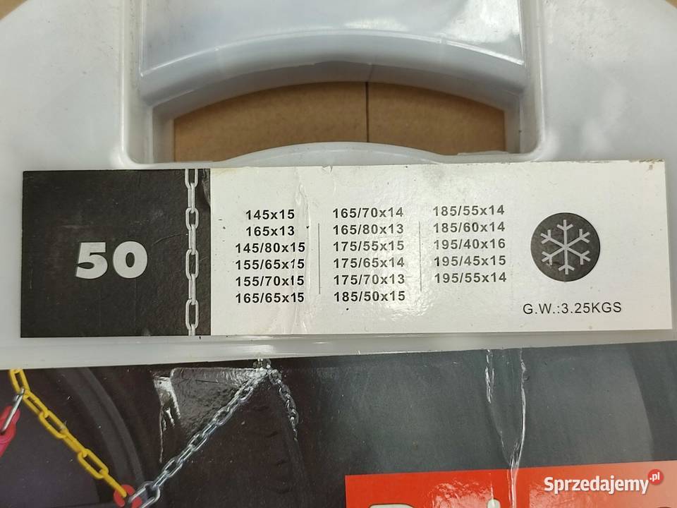 ŁAŃCUCHY ŚNIEGOWE 1 PARA POLARMET 9mm 73734 13 Pozostałe
