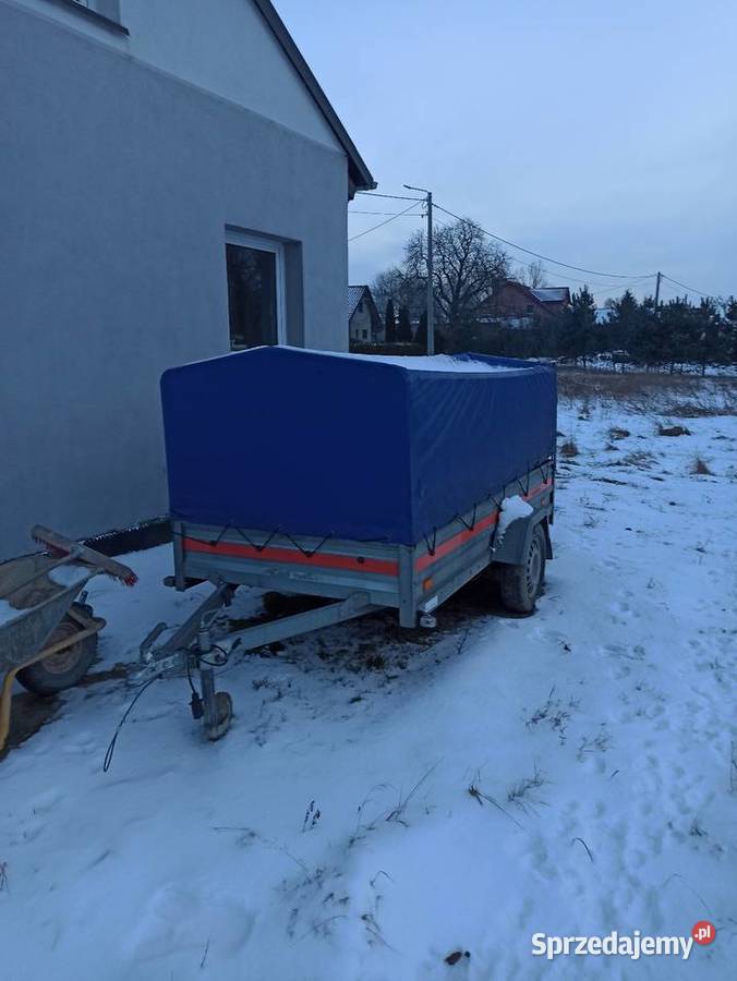 Sprzedam przyczepkę ładowność 750 Rok produkcji 2018 Gniezno sprzedam
