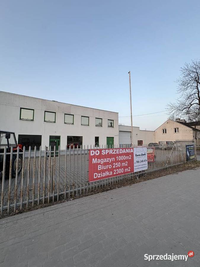 Magazyn z biurem trasie w Błoniu Sprzedaż Błonie sprzedam