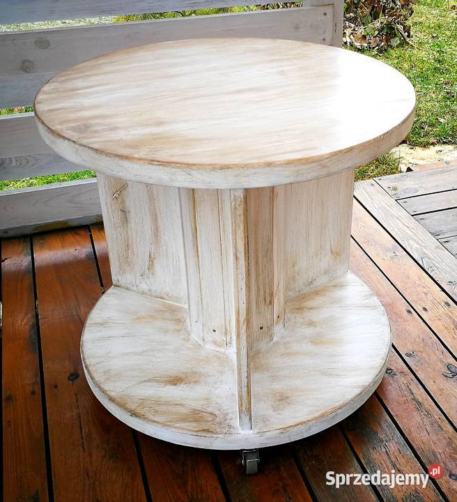 Stolik ze szpuli ława drewniana loft stolik z Stoły, krzesła, biurka Radków
