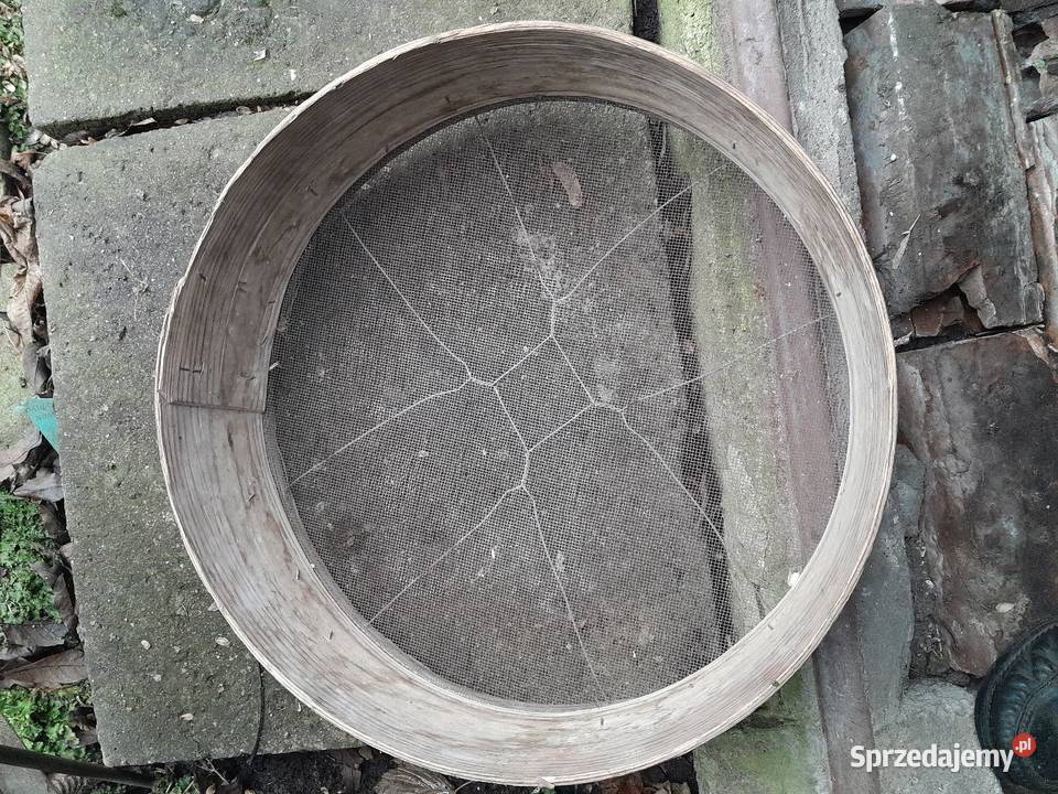 Przetak do przesiewania ziarna z lat prl